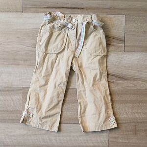 Gymboree Spring Rainbow Belt Crop Pant Capri Vintage 2007 Size 3T FLAW (F)